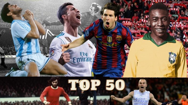 Los 50 mejores jugadores de la historia del fútbol