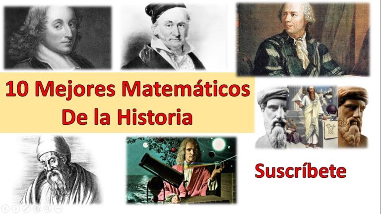 Los matemáticos más sobresalientes de la historia